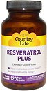 Фото Country Life Resveratrol Plus 120 капсул (CLF-07318)