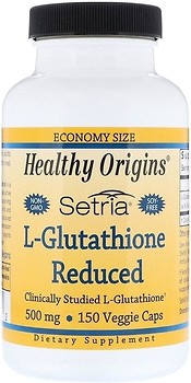 Фото Healthy Origins Setria L-Glutathione Reduced 500 мг 150 капсул (HOG41339)