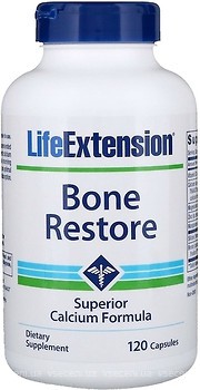 Фото Life Extension Bone Restore 120 капсул (LEX-17261)