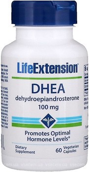 Фото Life Extension DHEA 100 мг 60 капсул (LEX-16896)