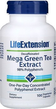 Фото Life Extension Mega Green Tea Extract Decaffeinated 100 капсул (LEX-95410)