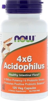 Фото Now Foods Acidophilus 4x6 120 капсул (02922)