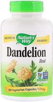 Фото Nature's Way Dandelion Root 525 мг 180 капсул (NWY-15336)