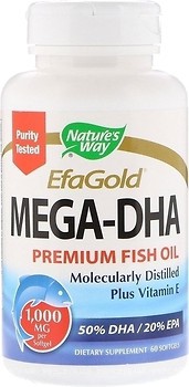 Фото Nature's Way EfaGold Mega-DHA 1000 мг 60 капсул (NWY-15682)