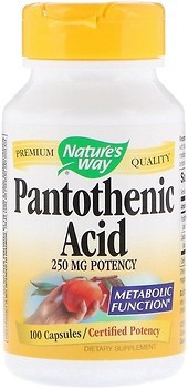 Фото Nature's Way Pantothenic Acid 100 капсул (NWY-40491)