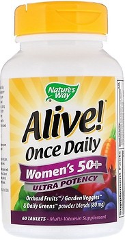 Фото Nature's Way Alive Once Daily Women's 50+ 60 таблеток (NWY-15692)