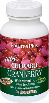 Фото Nature's Plus Ultra Chewable Cranberry 90 таблеток