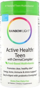Фото Rainbow Light Active Health Teen With DermaComplex 90 таблеток (RLT-11202)