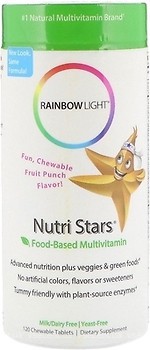 Фото Rainbow Light Nutri Stars Chewable Multivitamin 120 таблеток (RLT-10544)