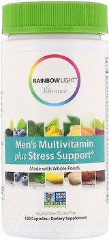 Фото Rainbow Light Men's Multivitamin Plus Stress Support 120 капрсул (RLT-78061)