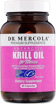 Фото Dr. Mercola Antarctic Krill Oil for Women 90 капсул (MCL01028)