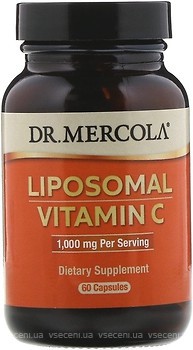 Фото Dr. Mercola Liposomal Vitamin C 1000 мг 60 капсул (MCL01499)