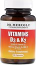 Фото Dr. Mercola Vitamins D3 & K2 30 капсул (MCL01691)