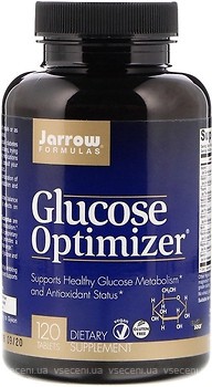 Фото Jarrow Formulas Glucose Optimizer 120 таблеток (JRW-29002)