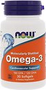 Фото Now Foods Omega-3 Molecularly Distilled 30 капсул