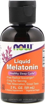 Фото Now Foods Liquid Melatonin 59 мл (03261)