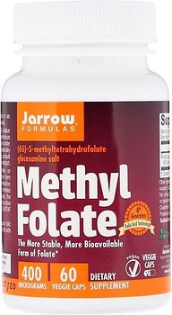 Фото Jarrow Formulas Methyl Folate 400 мкг 60 капсул (JRW-30006)