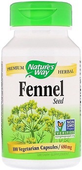 Фото Nature's Way Fennel Seed 480 мг 100 капсул (NWY-12700)