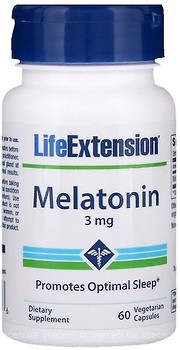 Фото Life Extension Melatonin 3 мг 60 капсул (LEX-33006)