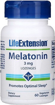 Фото Life Extension Melatonin 3 мг 60 леденцов (LEX-33206)