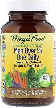 Фото MegaFood Men Over 55 One Daily 60 таблеток (MGF10355)