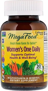 Фото MegaFood Women's One Daily 30 таблеток (MGF10283)