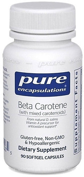 Фото Pure Encapsulations Beta Carotene 90 капсул