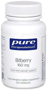 Фото Pure Encapsulations Bilberry 160 мг 120 капсул