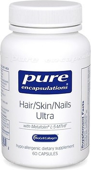 Фото Pure Encapsulations Hair, Skin, Nails Ultra 60 капсул