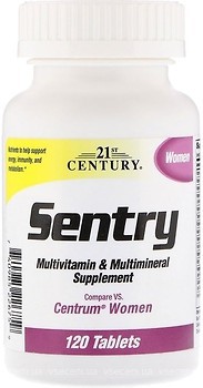 Фото 21st Century Sentry Multivitamin & Multimineral Supplement Women 120 таблеток (22675)