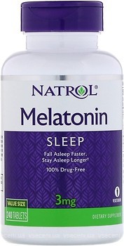 Фото Natrol Melatonin 3 мг 240 таблеток (NTL16068)