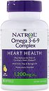 Фото Natrol Omega 3-6-9 Complex 1200 мг со вкусом лимона 90 капсул (NTL00998)