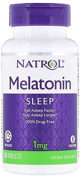 Фото Natrol Melatonin 1 мг 90 таблеток (NTL00467)