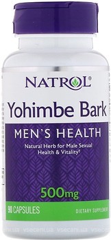 Фото Natrol Yohimbe Bark 500 мг 90 капсул (NTL02276)