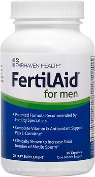 Фото Fairhaven Health FertilAid for Men 90 капсул (FHH-00005)