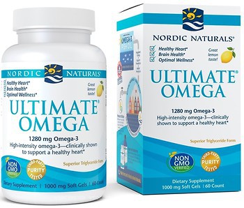Фото Nordic Naturals Ultimate Omega 1280 мг со вкусом лимона 60 капсул (NOR-01790)