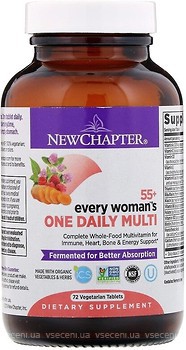 Фото New Chapter 55+ Every Woman's One Daily Multi 72 таблетки (NCR-90125)