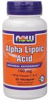 Фото Now Foods Alpha Lipoic Acid 100 мг 60 капсул