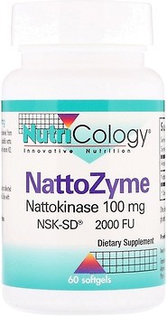 Фото Nutricology NattoZyme Nattokinase 100 мг 60 капсул (ARG55370)