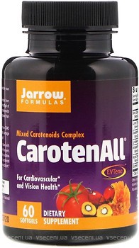 Фото Jarrow Formulas CarotenALL Mixed Carotenoids Complex 60 капсул (JRW-12018)