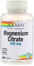 Фото Solaray Magnesium Citrate 400 мг 180 капсул (SOR37402)