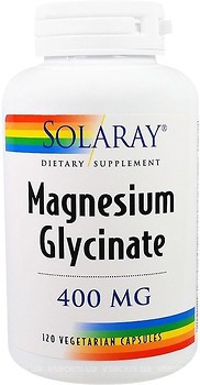Фото Solaray Magnesium Glycinate 400 мг 120 капсул (SOR39151)