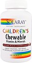 Фото Solaray Children's Chewable Vitamins and Minerals со вкусом вишни 120 таблеток (SOR04797)