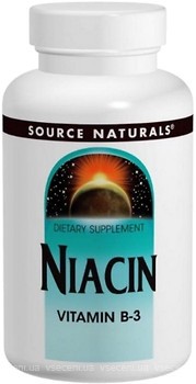 Фото Source Naturals Niacin B-3 5 100 мг 60 таблеток