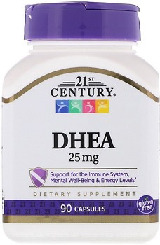 Фото 21st Century DHEA-25 мг 90 капсул (21177)