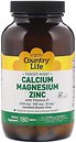 Фото Country Life Calcium Magnesium Zync 180 таблеток (CLF-02491)