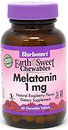Фото Bluebonnet Nutrition Melatonin 1 мг со вкусом малины 60 таблеток