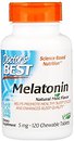 Фото Doctor's Best Melatonin 5 мг со вкусом мяты 120 таблеток (DRB00407)