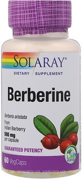 Фото Solaray Berberine 500 мг 60 капсул (SOR47705)
