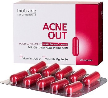 Фото Biotrade Acne Out 30 капсул